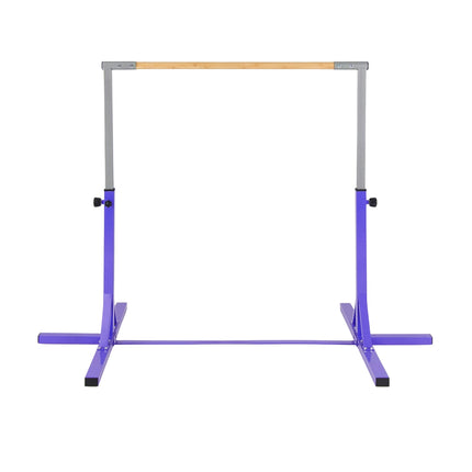 Nastavitelná dětská gymnastická hrazda, 85-145 cm, fialová