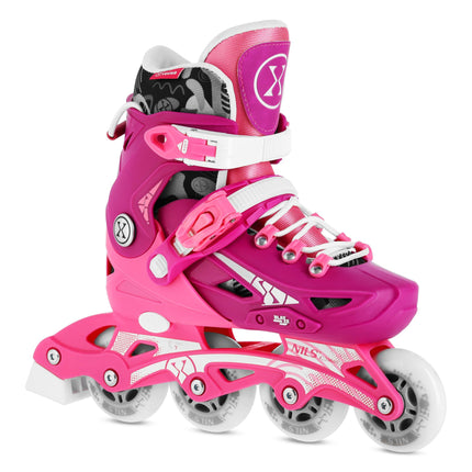 Adjustable Inline Skates, Pink, Size M 35-38