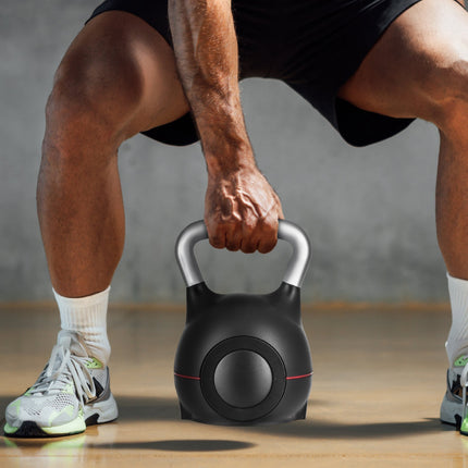Adjustable Kettlebell, 7 Levels 1.5–10 kg, ABS-Aluminum