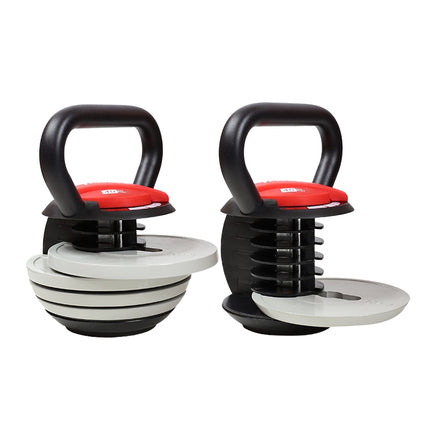 Nastavitelná sada kettlebellů, 18 kg