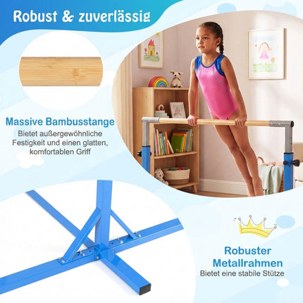 Nastavitelná dětská gymnastická hrazda, 85-145 cm, nosnost 65 kg