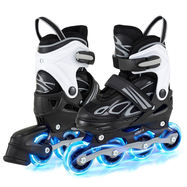Verstelbare inline skates voor kinderen met verlichte wielen, maat M (EU 32-36)