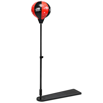 Nastavitelná dětská boxovací hruška s rukavicemi, 85-130cm