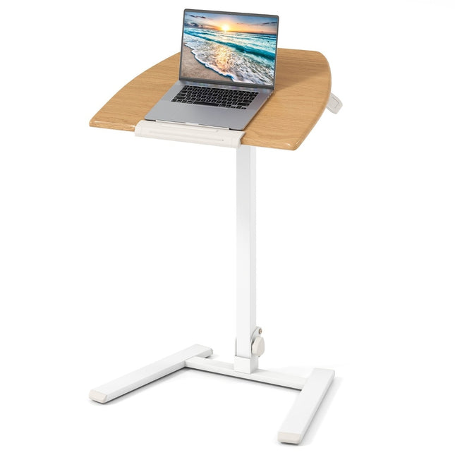 Nastavitelný stolek na notebook se sklopnou deskou a kolečky