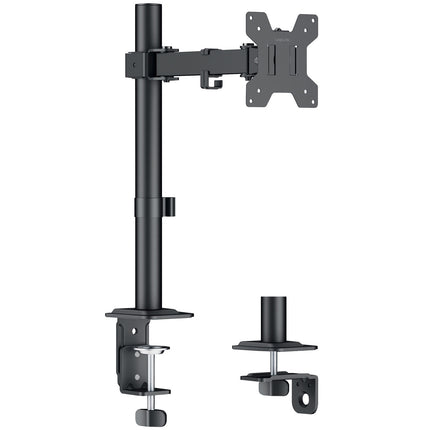 Verstellbarer Monitorarm für 17–32 Zoll Bildschirme, Schwarz