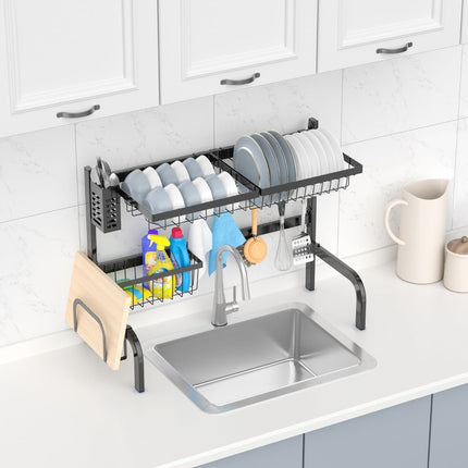 Verstellbares Abtropfgestell für Spülbecken, 2-stufig, 53-99 cm