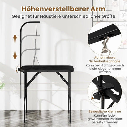 Verstelbare trimtafel voor huisdieren, opvouwbaar, antislipoppervlak