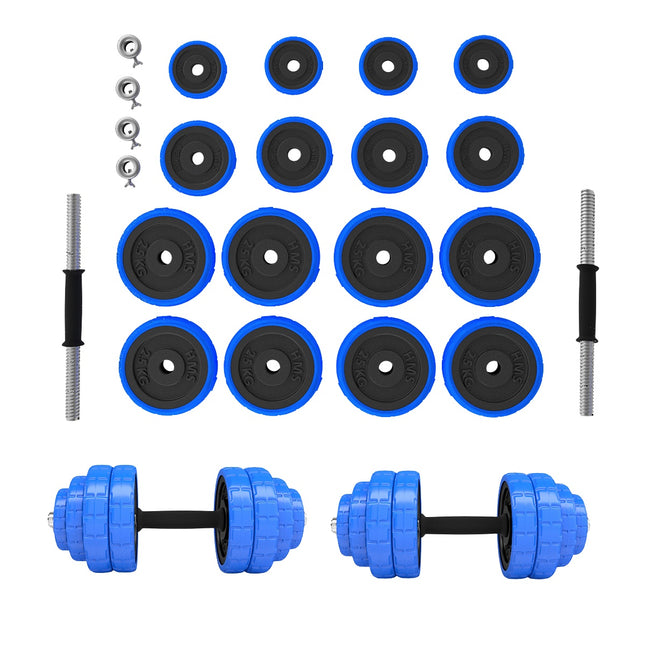 Nastavitelné pogumované činky 30kg