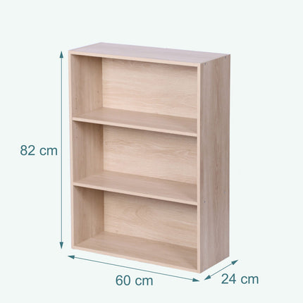 Adjustable Shelf Bookcase – Freestanding Storage Unit