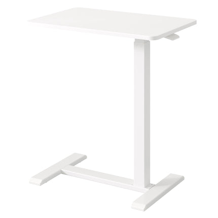 Adjustable Standing Desk with Castors – White, 60×40 cm