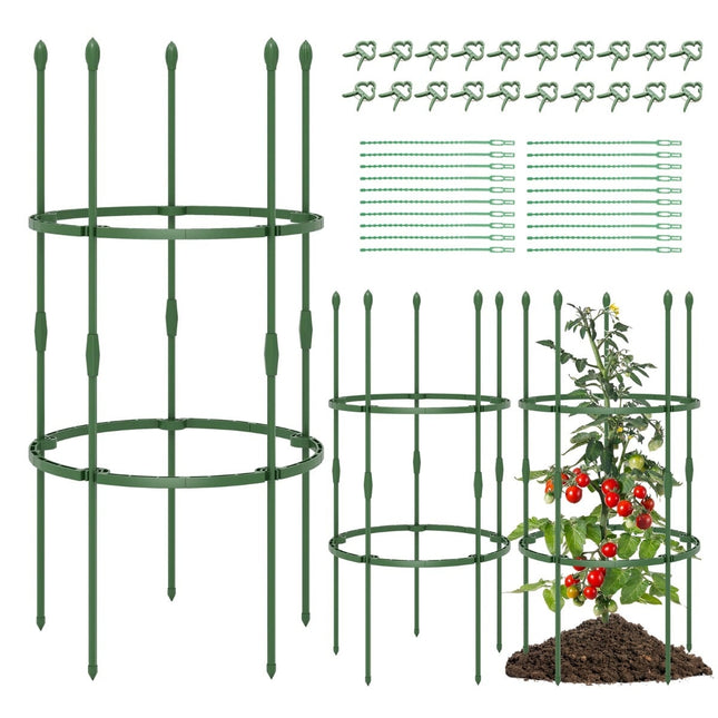 Nastavitelná opěrná klec pro rajčata, sada – 3 ks, 102 cm