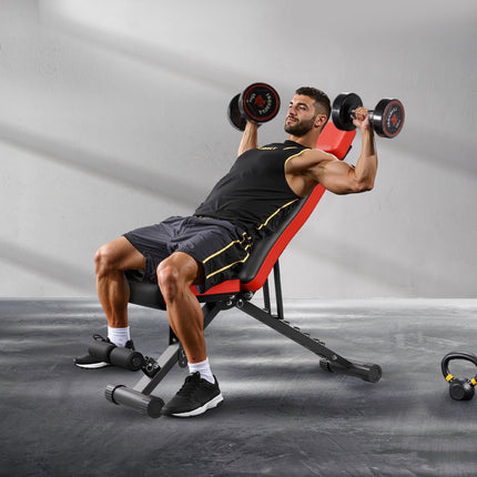 Adjustable Weight Bench, 660 lb Capacity, Foldable