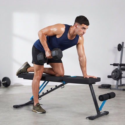 Adjustable Weight Bench with Leg Extension, 300 kg Capacity