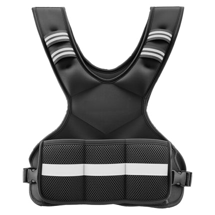 Adjustable Weighted Vest 4.7 kg, 6 Weights, Reflective