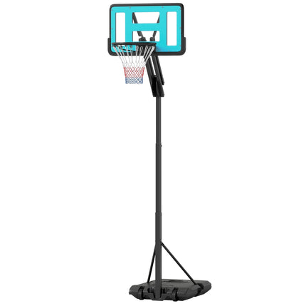 Nastavitelný basketbalový koš se stojanem, 146-236 cm, přenosný