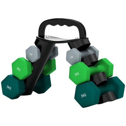Nastavitelná sada činek se stojanem – domácí fitness