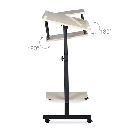 Adjustable laptop table