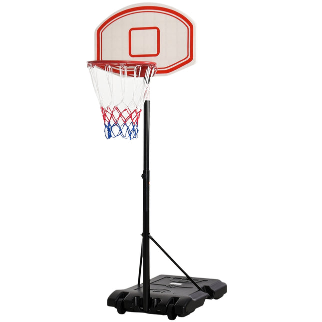 Nastavitelný přenosný venkovní basketbalový koš, 212-250 cm