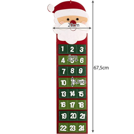Adventní kalendář – závěsný Ruhhy 22252