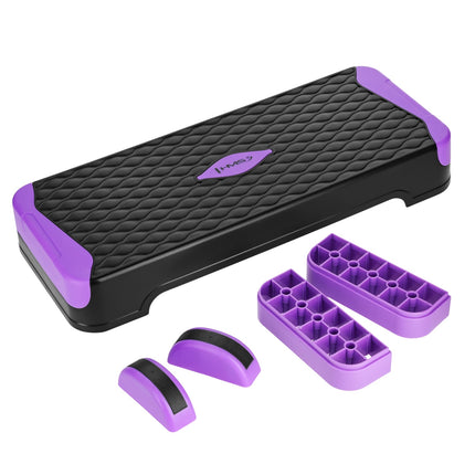 Aerobic step s balanční deskou – nastavitelný fitness stepper