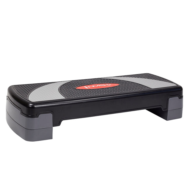Aerobic Step Platform, Zwart, Verstelbare Hoogte