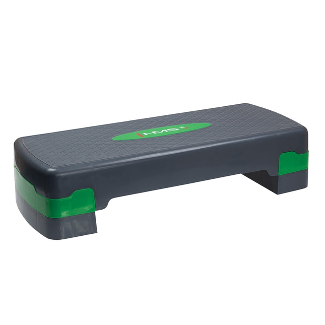 Aerobic Step Platform, Zwart-Groen, Verstelbare Hoogte