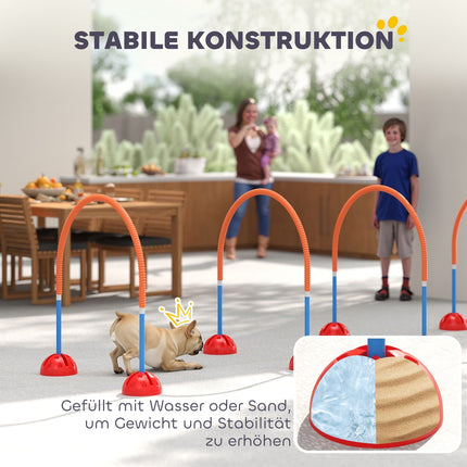 Dog Agility Set - 5-piece adjustable training kit