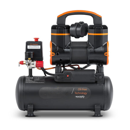 Air Compressor, 2.1 Gallon 900W Oil-Free Quiet 70 dB