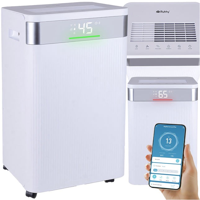 Odvlhčovač vzduchu 20L/den, WiFi, nádrž 4.3L, časovač