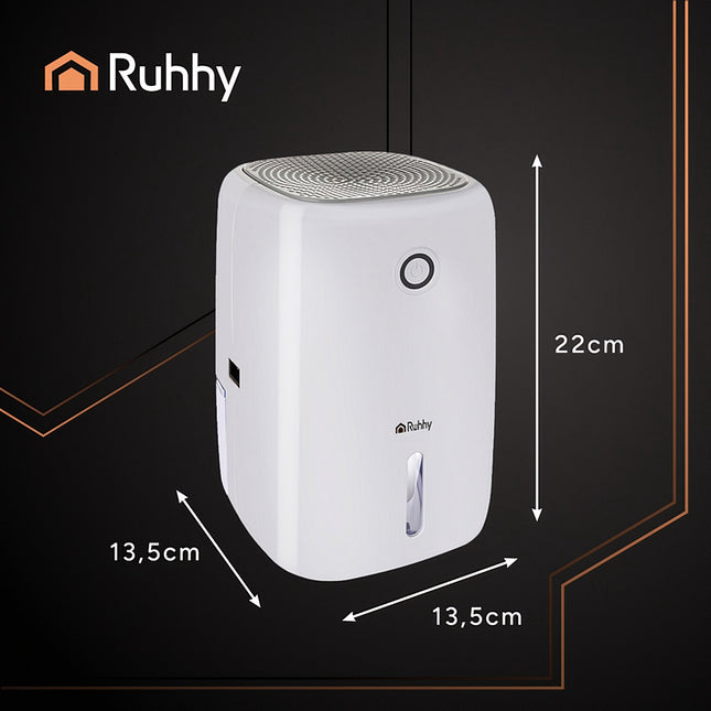 Odvlhčovač vzduchu, kompaktní a tichý, nádrž 800ml