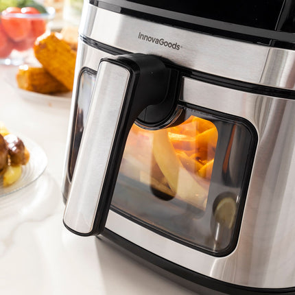 Horkovzdušná fritéza InnovaGoods Fryinn View 6500 černá 1700 W 6,5 L nerez