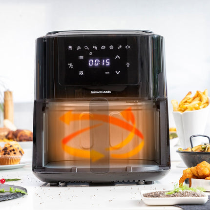 Horkovzdušná fritéza s váhou InnovaGoods Fryinn Balance 5000 Black 1500 W 5 L nerez
