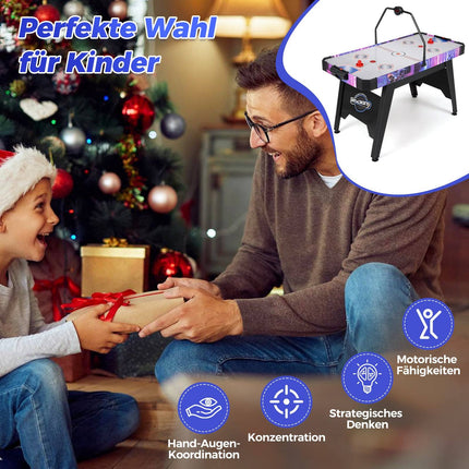 Air hockey stůl, 144 cm, LED displej, výkonný motor