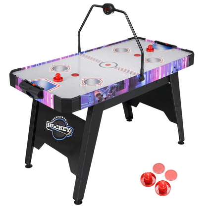 Air hockey stůl, 144 cm, LED displej, výkonný motor