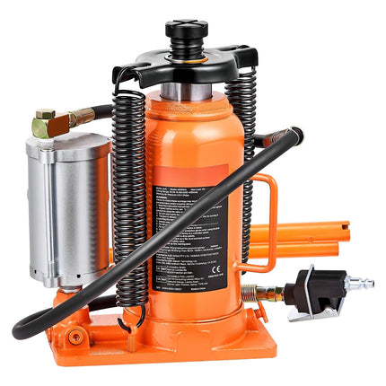 Air Hydraulic Bottle Jack, 20 Ton, 260-495 mm Lift