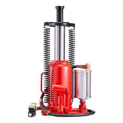 Air Hydraulic Bottle Jack, 20 Ton, 260–495 mm Lift