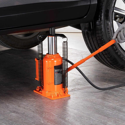 Air Hydraulic Bottle Jack, 20 Ton, 265–500 mm Lift