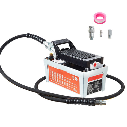 Air Hydraulic Foot Pump 10,000 PSI, 1.6L, 2m Hose