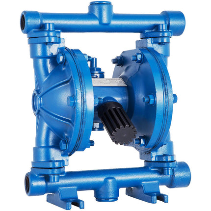 Air-Operated Double Diaphragm Pump, 1/2 in Ports, 3 GPM