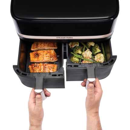 Horkovzdušná fritéza 27680-56/RH Satisfry Dual Basket Air Fry