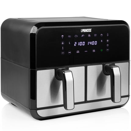 Horkovzdušná fritéza Double 2X4l 2400W 1802074 digitální