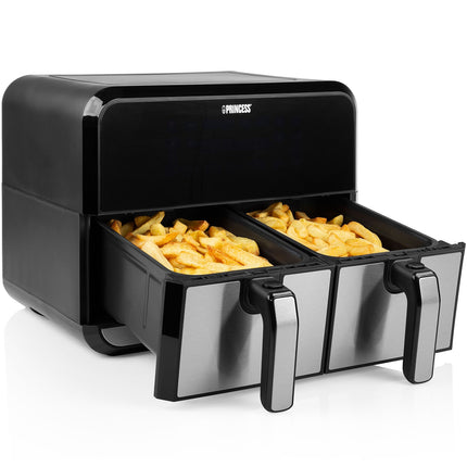 Horkovzdušná fritéza Double 2X4l 2400W 1802074 digitální