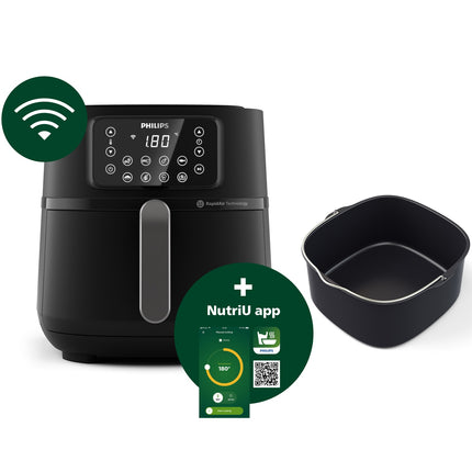 Horkovzdušná fritéza HD9285/93 Cosmos XXXL Connected s aplikací a WiFi
