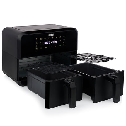 Horkovzdušná fritéza s dvojitým košem 2X4L 2400W - 182068