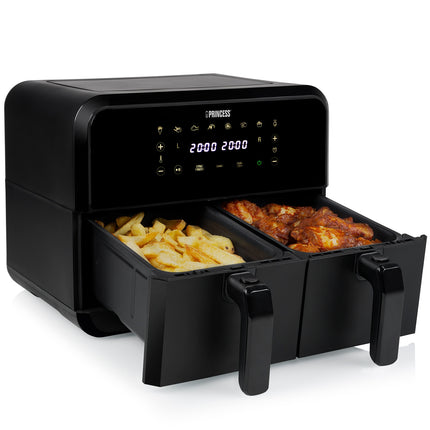 Horkovzdušná fritéza s dvojitým košem 2X4L 2400W - 182068
