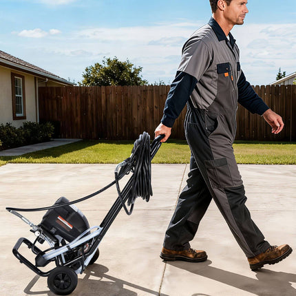 Airless Paint Sprayer, 650W 3000 PSI Cart, 50 ft Hose