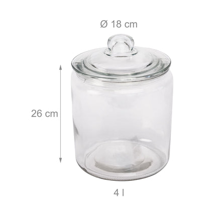 Airtight Glass Storage Jar with Silicone Seal