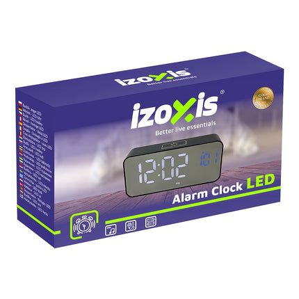Budík - LED hodiny Izoxis 24736
