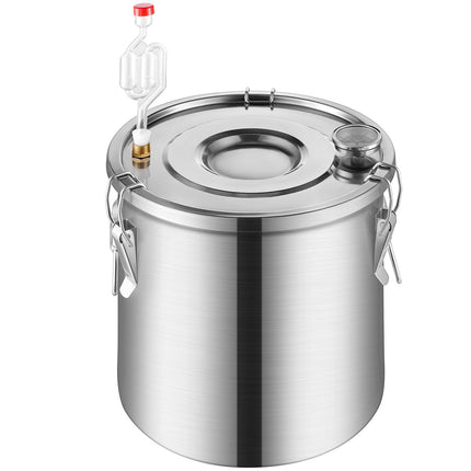 Alcohol Still Kit, 8 Gal, Stainless Steel, Dual Condenser, Copper Coil