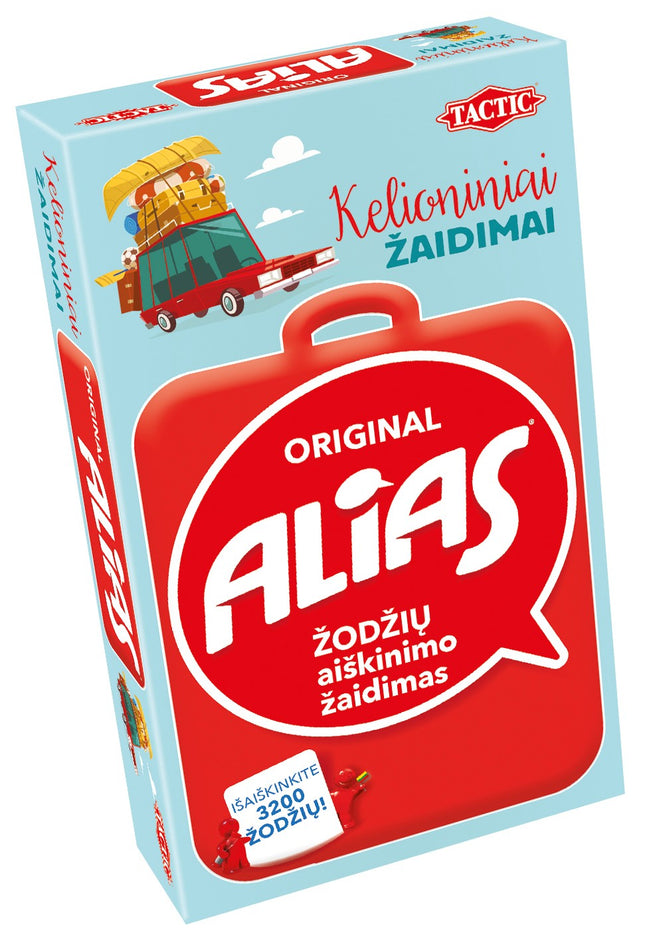 Cestovní desková hra Alias v litevštině – zábava pro každý věk